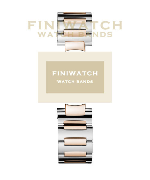 FINIWATCH 316L pulseiras de aço inoxidável FA0003 pulseiras de relógios masculinos
